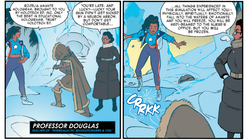 Illustration for article titled America Chavez Is Heading to College—to Punch People Throughout History